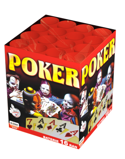 Kompaktný ohňostroj Klásek Poker